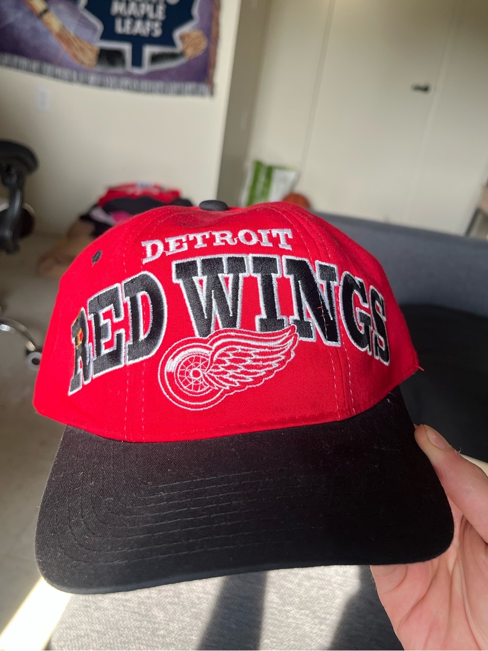 Vintage 90s Starter Detroit Red Wings Western Conference Starter SnapBack
